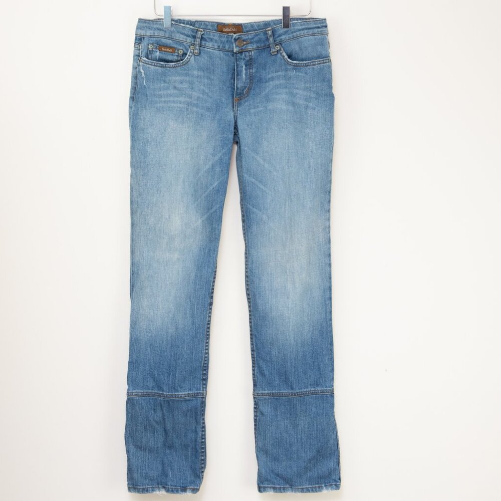Bella Dahl Jeans Straight Leg Mid Rise Denim Blue Size 31